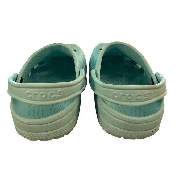 Crocs Light Blue Clogs Size 9  Slip-On Casual Shoes teal - Picture 2 of 9